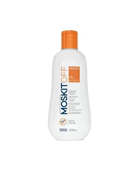 REPELENTE LOCAO MOSKITOFF ALOE VERA 200ML (FARMAX)