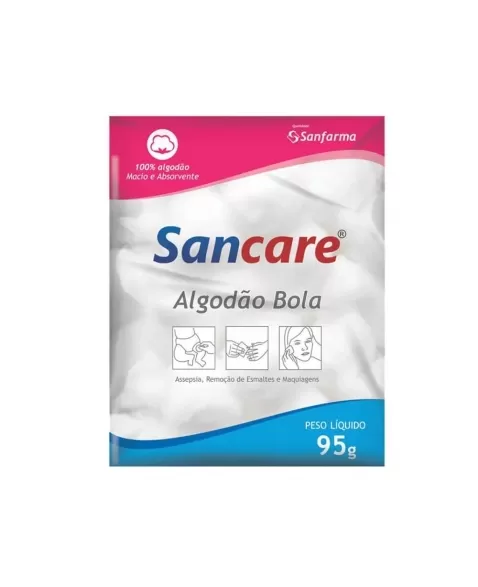 ALGODAO BOLA 95G SANCARE (SANFARMA)