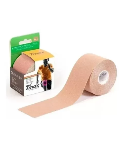 FITA DE KINESIO 5M X 5CM BEGE TMAX (CONTROLLER)