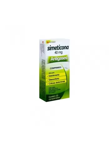 SIMETICONA 40MG C/20CPR (GLOBO)