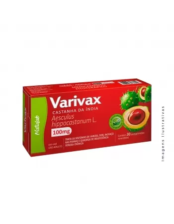 VARIVAX 100MG C/30CPR CASTANHA DA INDIA (NATULAB)