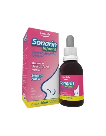 SONARIN SOLUCAO NASAL INFANTIL 30ML CLORETO DE SODIO (GEOLAB)