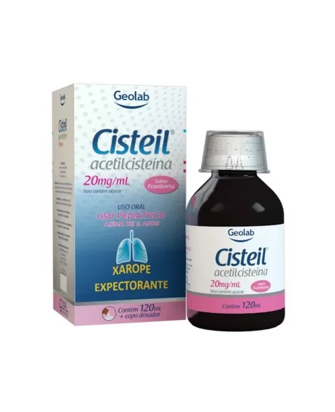 CISTEIL XAROPE INFANTIL 120ML ACETILCISTEINA (GEOLAB)