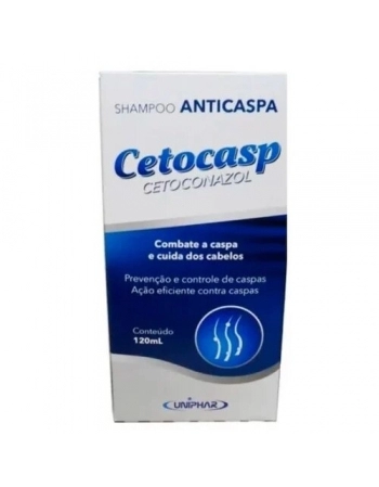 CETOCASP XAMPU 120ML CETOCONAZOL (UNIPHAR)