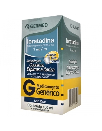 LORATADINA XAROPE 100ML (GERMED)