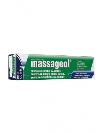 MASSAGEOL POMADA 15G METILA CANFORA MENTOL (NEO QUIMICA SIMILAR)