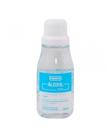 ALCOOL 70% SOLUCAO 50ML (FARMAX)