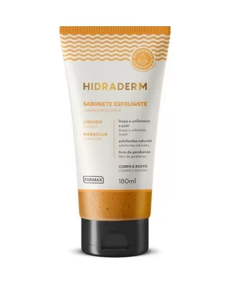 SABONETE LIQUIDO ESFOLIANTE MARACUJA HIDRADERM 180ML (FARMAX)