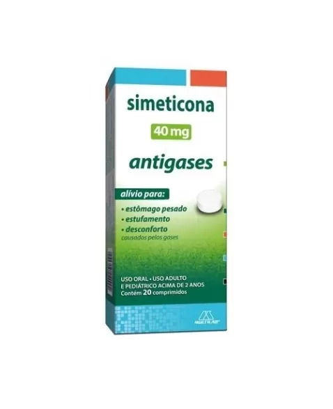 SIMETICONA 40MG C/20CPR (MULTILAB)