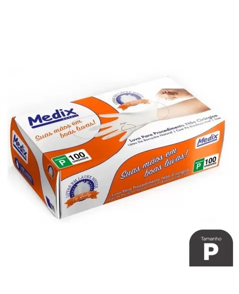 LUVA P/PROCEDIMENTOS P C/100 UND (MEDIX)