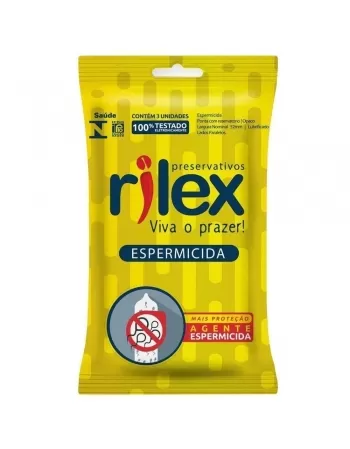 PRESERVATIVO RILEX ESPERMICIDA C/3 UND (INOVATEX)