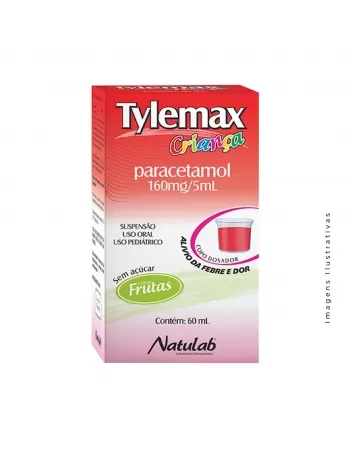 TYLEMAX CRIANCA SUSPENSAO 60ML PARACETAMOL (NATULAB)