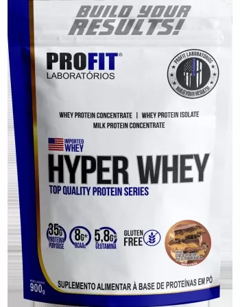 HYPER WHEY REFIL 900G CHOCOLATE C/ PASTA DE AMENDOIM