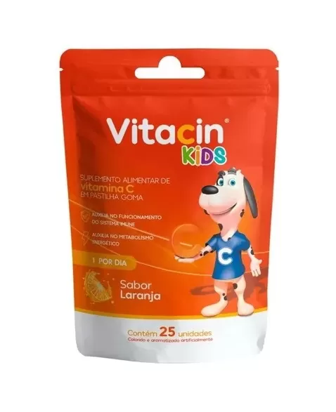 VITACIN KIDS GOMINHA MORANGO C/25 VIT.C