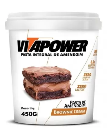 PASTA DE AMENDOIM 450G BROWNIE CREAM