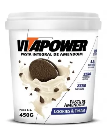 PASTA DE AMENDOIM 450G COOKIES E CREAM