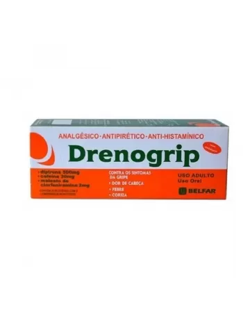 DRENOGRIP C/12CPR DIPIR+CLORFENIR+CAF