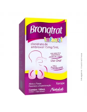 BRONQTRAT XAROPE INFANTIL 100ML AMBROXOL (NATULAB)