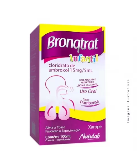 BRONQTRAT XAROPE INFANTIL 100ML AMBROXOL (NATULAB)