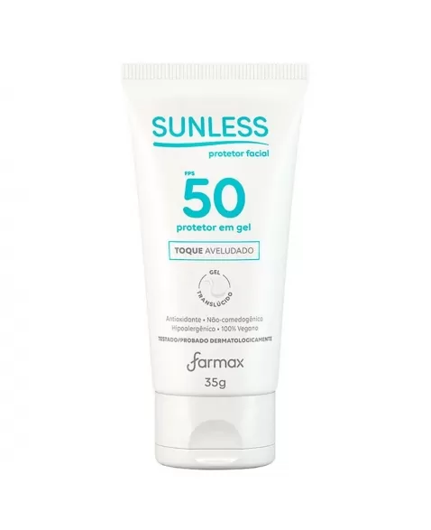 PROT.SUNLESS FACIAL FPS50 TRANSLUCIDO 35G T.AVELUDADO