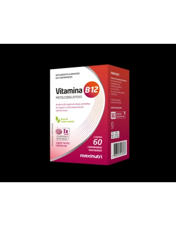 VITAMINA B12 C/60CPR MASTIGAVEIS