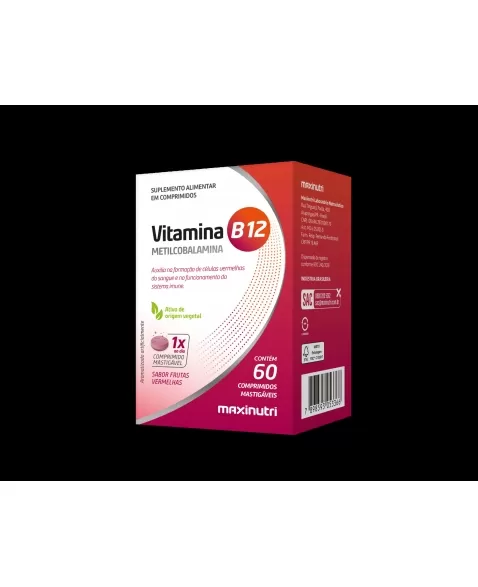 VIT.B12 C/60CPR MASTIGAVEIS