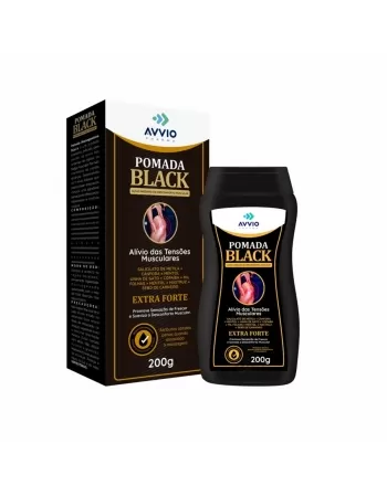 POM.P/MASSAGEM BLACK EXTRA FORTE 200G