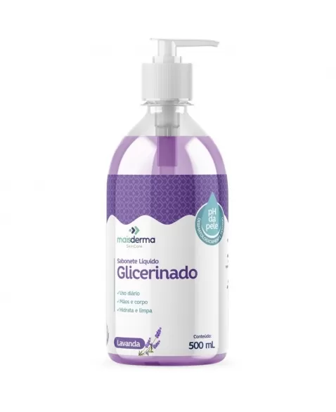 SAB.LIQ.GLICE.LAVANDA MAISDERMA 500ML