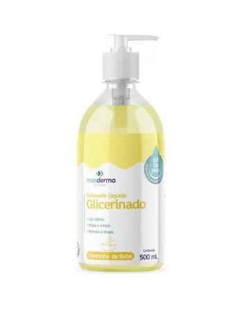 SABONETE LIQUIDO GLICE.CHERINHO DE BEBE MAISDERMA 500ML