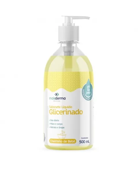 SAB.LIQ.GLICE.CHERINHO DE BEBE MAISDERMA 500ML