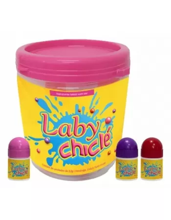PROTETOR LABIAL LABY CHICLE PUSH PULL C/24 3,2G
