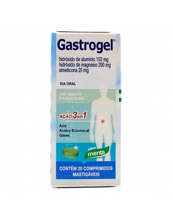 GASTROGEL MENTA MASTIG.C/20 H.ALUM+H.MAG+SIMET