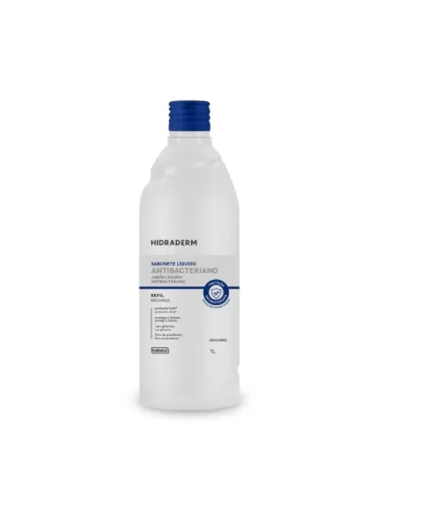 SABONETE LIQUIDO HIDRADERM REFIL ANTI-BACTERIANO 1L (FARMAX)