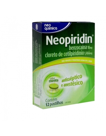 NEOPIRIDIN PAST.MENTA C/12 CETILPIRIDINIO+BENZOCAINA