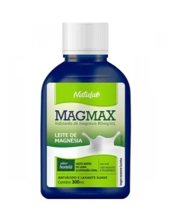 LEITE MAGNESIA MAGMAX HORTELA 300ML