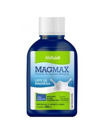 LEITE MAGNESIA MAGMAX TRAD.300ML