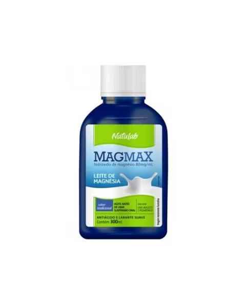 LEITE MAGNESIA MAGMAX TRAD.300ML