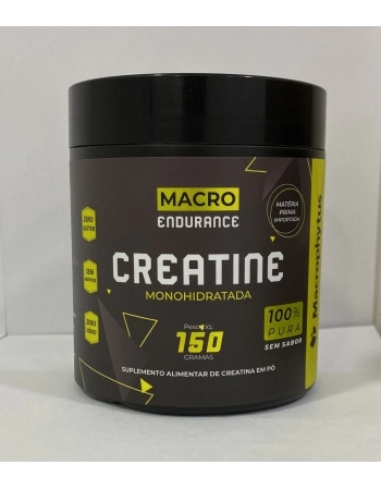 CREATINE MONOHIDRATADA 100% MACRO ENDURANCE 150G