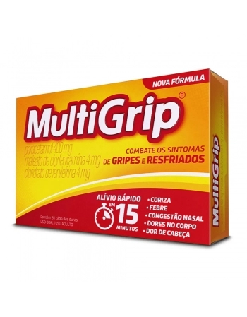 MULTIGRIP C/20CAPS PARAC+CLORF+FENILEFRINA