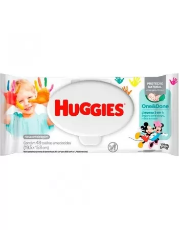 TOALHA UMED.HUGGIES C/48UN