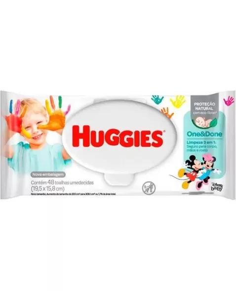 TOALHA UMED.HUGGIES C/48UN