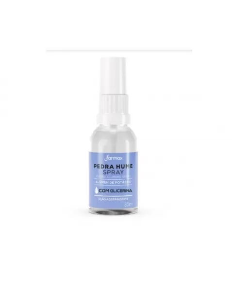 PEDRA HUME C/GLICERINA SPRAY 30ML (FARMAX)