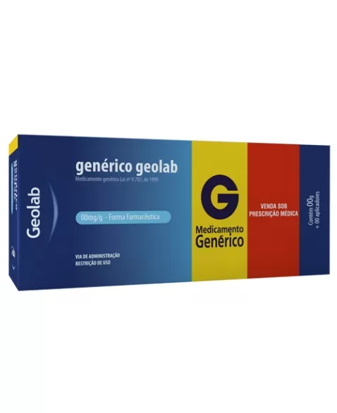 METRONIDAZOL NISTATINA CREME VAGINAL 50G C/10 APLICADORES (GEOLAB)