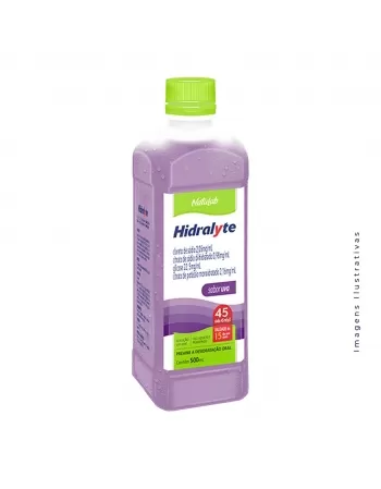 HIDRALYTE SOLUCAO REIDRATANTE 45 UVA 500ML (NATULAB)