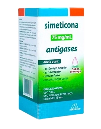 SIMETICONA GOTAS 15ML MORANGO (MULTILAB)