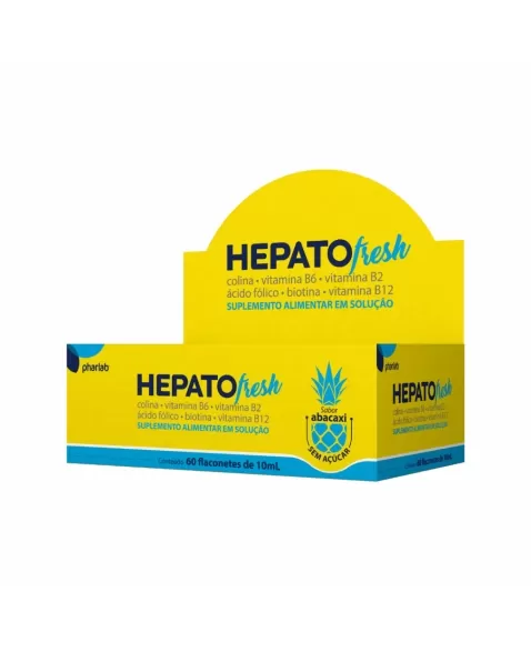 HEPATOFRESH ABACAXI 10ML C/60 FLACONETES (PHARLAB)