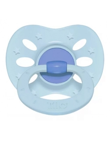 CHUPETA T1 (807620) SILICONE DESENHOS AZUL (LILLO)