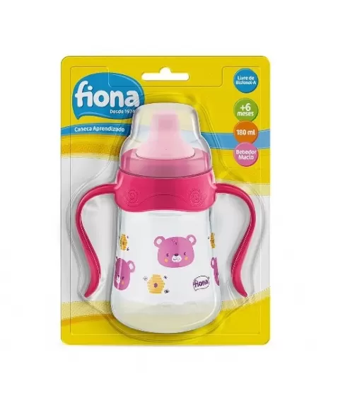 CANECA DESENHOS 180ML ROSA (808431) (LILLO)