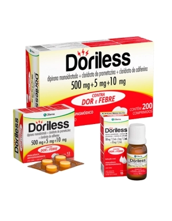 DORILESS 50 X 4CPR DIPIRONA + PROMET + ADIFENINA (CIFARMA)