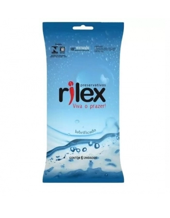 PRESERVATIVO RILEX LUBRIFICANTE C/6 UND (INOVATEX)